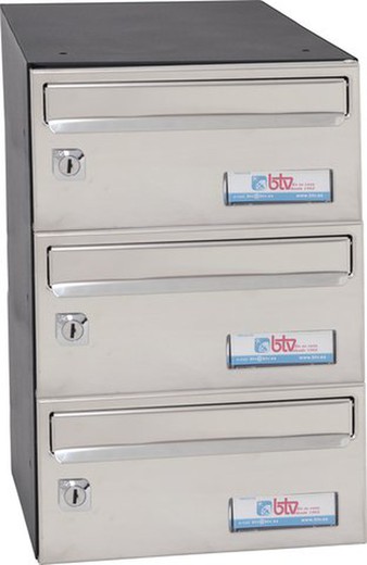 Barajas Mailbox Silber 245X370X124 G3 BTV