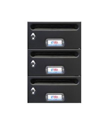 Zwarte Mercurio G3 BTV-mailbox