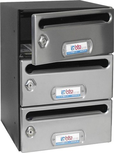 Mercurio Silver G3 BTV Mailbox