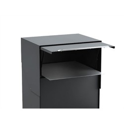 Black Base Multipack Parcel Mailbox