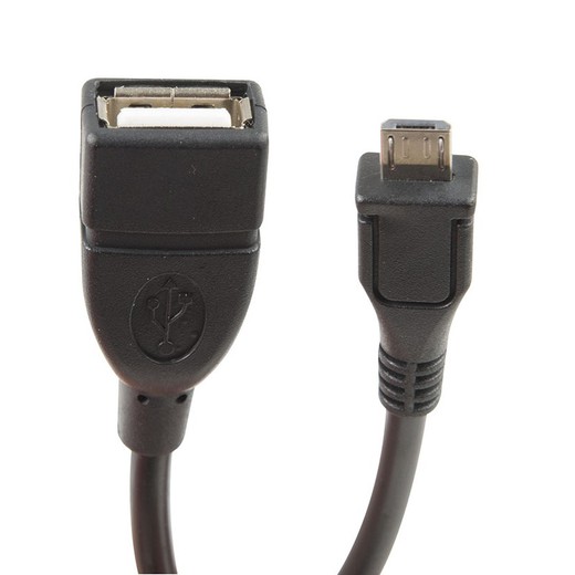 Kabel USB Micro A Złącze żeńskie USB „A” 2,0 15 cm