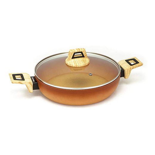 Amercook Casserole En Terre Cuite Avec Couvercle (Ø 26 cm)