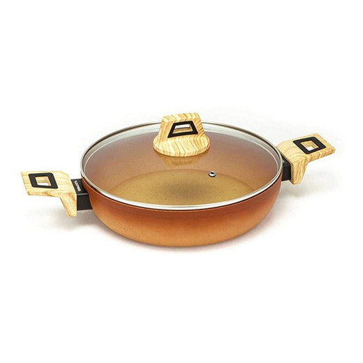 Amercook Casserole En Terre Cuite Avec Couvercle (Ø 30 cm)