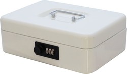 Caja Caudales Combinacion Lock 25 X 18 X 9 Blanca BTV