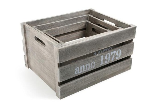 Shabby Chic wooden box Small Foot 1398