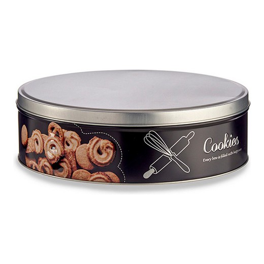 Cookies Metal Box (22,5 x 7 x 22,5 cm)