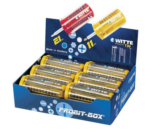 PROBIT-BOX schroevendraaier bit box set 21 stuks