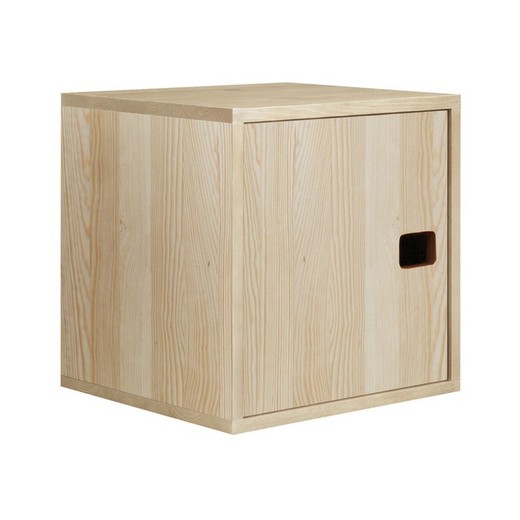 Modular wooden chiffonnier 1 door 36x33x36cm