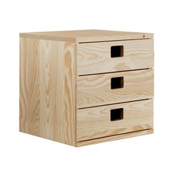 tiroirs modulaires en bois