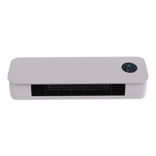 Ceramic wall heater PTC Split Dual Ultraslim 2000W with remote control 59 x 14 x 22 cm. Kekai