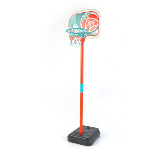 Panier de Basket pour Enfants Robincool Basketball 33x29x88/106 cm pour Intérieur et Extérieur avec Base Rechargeable