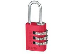 Abus Zahlenschloss Aluminium 20 mm rote Blister 145/20