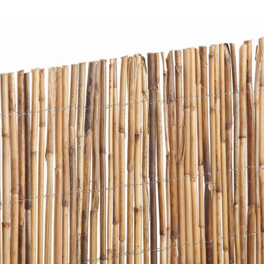 Cañizo bambú natural entero rollos de 5 m. Catral