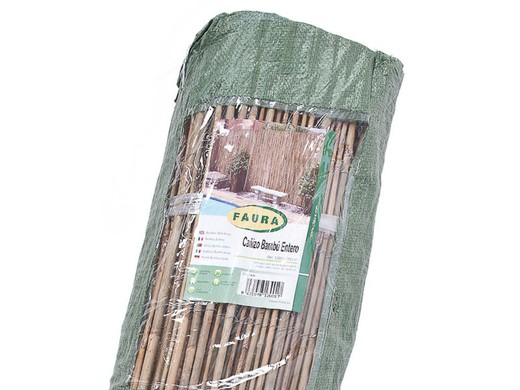 canizo de bambu inteiro costurado com arame