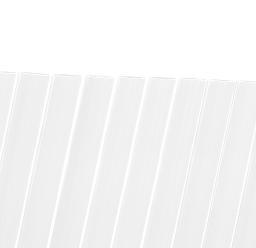 Catral Litecane PVC-häck 16mm vit 1x3m