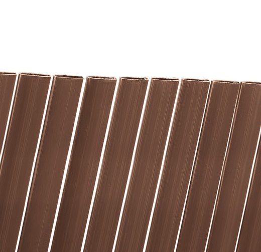 Cañizo de PVC Catral Litecane 16mm marrón 1x3m