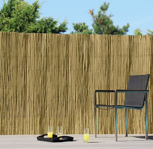 Obstáculo natural de bambu com haste média Nortene roll 5 m