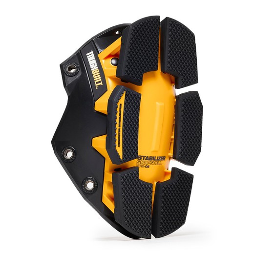 Rubber knee pads for stabilization StabilizerSnapshell™ shell
