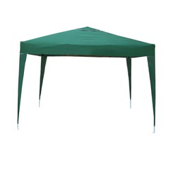 Tenda 3x3m verde con gonna ondulato