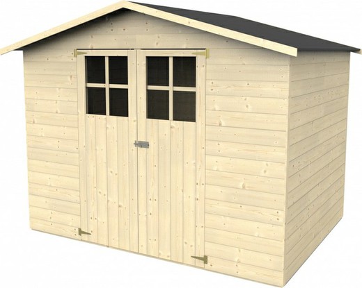 Lodum houten hut