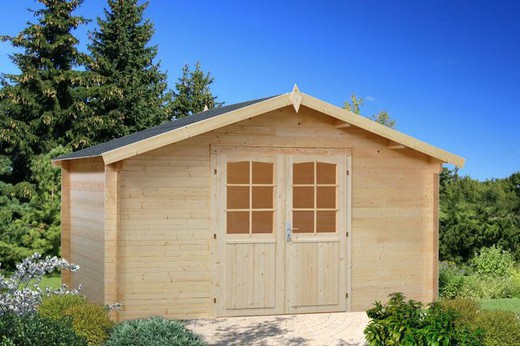 cabana de madeira Lotta 13,9 m2 400x400cm sem chao