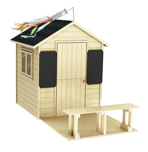 Soulet Grace wooden children's hut (1410x2410x1620 mm)