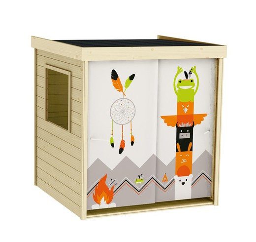 Soulet Indio wooden children's hut (1240x1250x1320 mm)