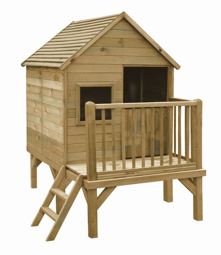 Cabana infantil de madeira Soulet Windy (1750x1550x2100 mm)