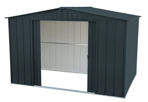 TopShed in metallo Duramax 10x8 322 x 244 x 210 cm. Grigio