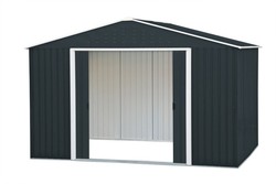 Duramax Colossus Metal Garden Shed 7.75 M2 Anthracite Grey — Brycus