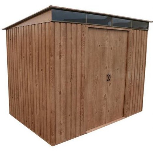 Metal Shed Pentroof 8X6 Duramax 263x184x202cm Imiteret træ