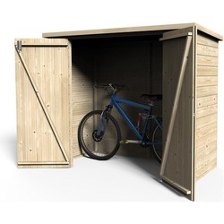 Wooden shed BOX BIKE 12mm 150x92cm 1,88m2