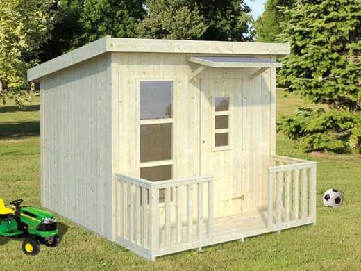 Harry Wooden Playhouse 6.5ft x 5.4ft 3,1m2