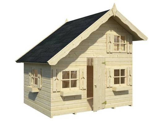 Drewniany domek dla dzieci Tom 220x180 cm 3,8 m2