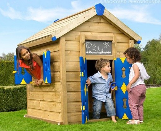 Drewniany domek dla dzieci Jungle Playhouse