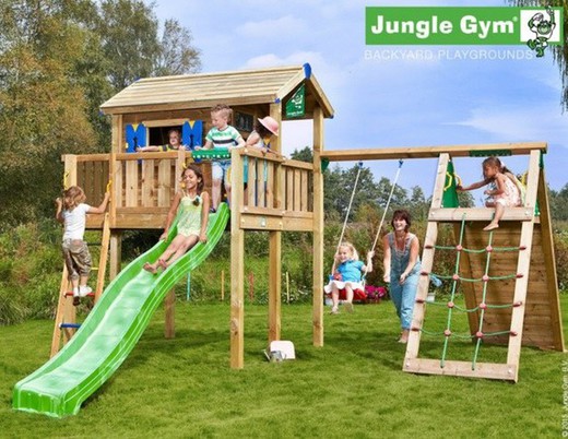 Jungle Playhouse XL Klim houten kinderhuis
