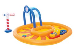 Piscine Gonflable pour Enfants Bestway Train Bateau 285x224x119 cm