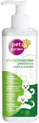 Shampooing pour chiens à poils blancs 400 ml Fleur