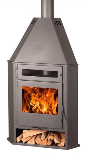 R8 Juan Panadero Wood Burning Fireplace with Oven