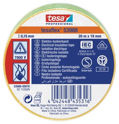 Tesa goedgekeurde PVC-isolatietape