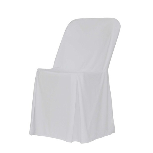 Housse lisse pour chaise Big Alex White 50,9 x 50,3 x 80,6 cm