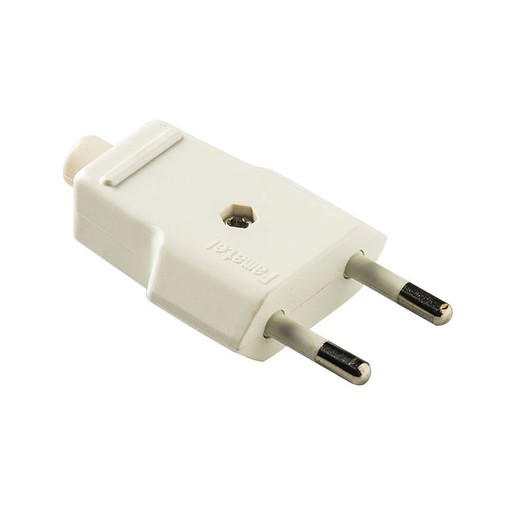 10A - 250V Plug White Duolec