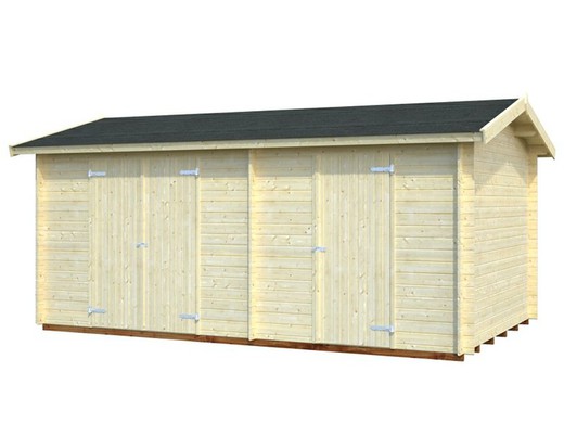 Cobertizo de madera Palmako Jari 14,5m2 520x320cm