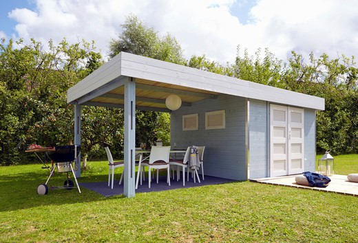 LOUNJ shed - auvent 610x334xH220 cm(300x334xH220 cm)