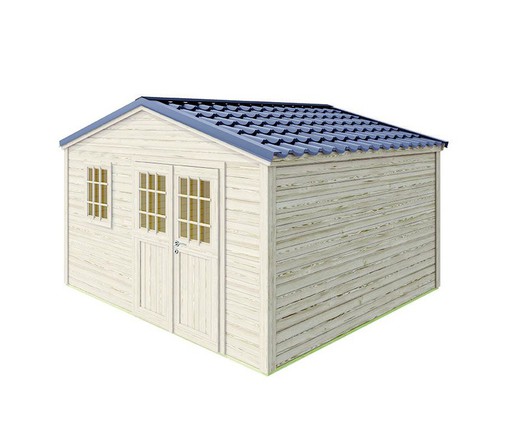 Caseta de madera SHELTY Plus 14 m2 395x349xH267 cm