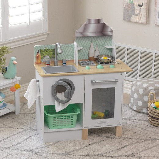 Kidkraft Wooden Kitchen and Laundry Room 102300