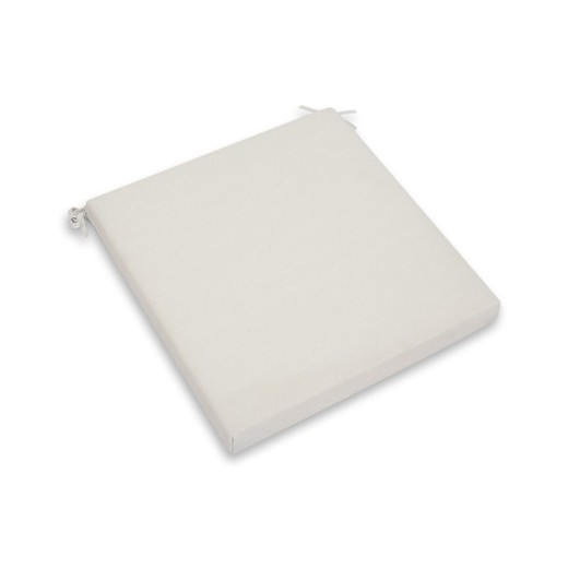 Cojin Chillvert Javea Cuadrado Blanco Desenfundable 38x38x6 cm