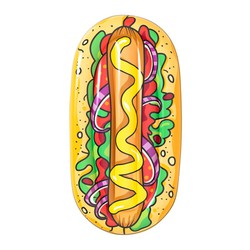 Tapis gonflable Hot Dog 190x109 cm