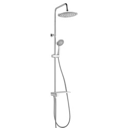 Columna de ducha sin grifo acero inox con repisa K2O Chillout  Bay