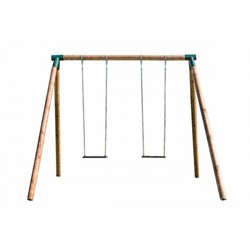 Wooden swing Fuji adult with chains